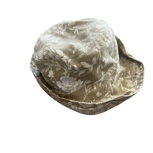 GAP Vintage Y2k Corduroy Women's M/L Floral Bucket Hat - Picture 1 of 6
